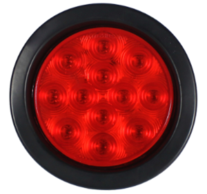 4” Round Light RED
