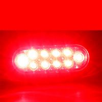 6“ RED CLEAR FLANGE  MOUNT