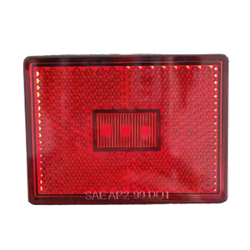 2“ Square Marker Light Red