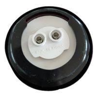 2” Round LED Marker Light DARK RED  4 LEDS