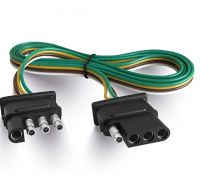 4 Wire 4-Flat Connector with Male & Female Plug