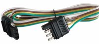 4 Wire 4-Flat Connector with Male & Female Plug